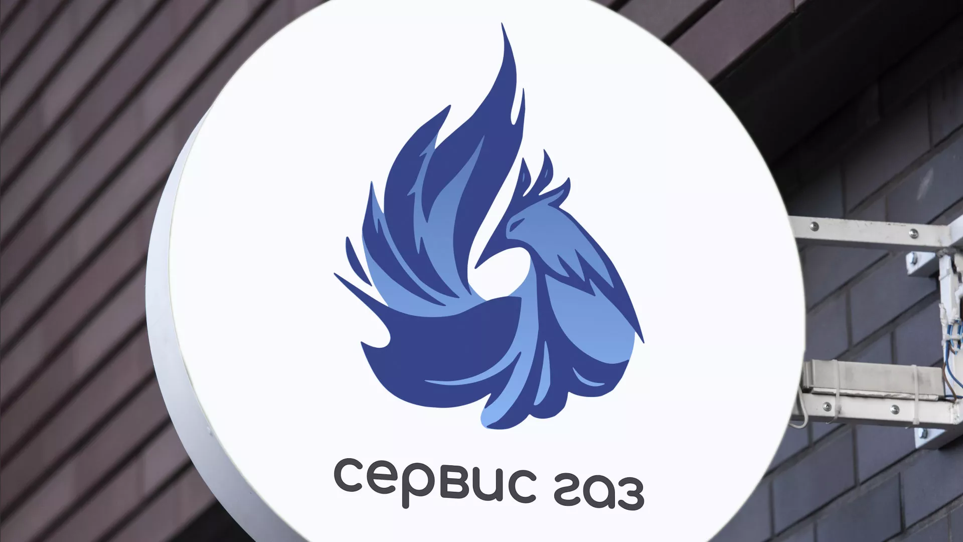 Создание логотипа «Сервис газ» в Шацке